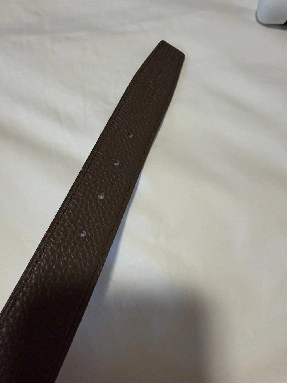 Hermes Black Leather Belt with Gold H Buckle